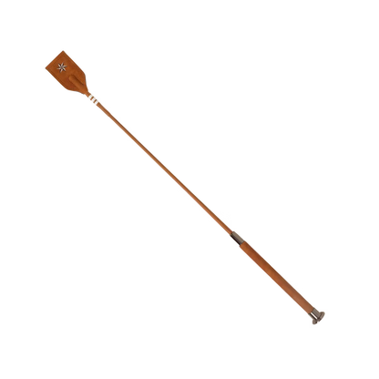 Velari - Jumping Whip Guidance Leather Grip - 65cm