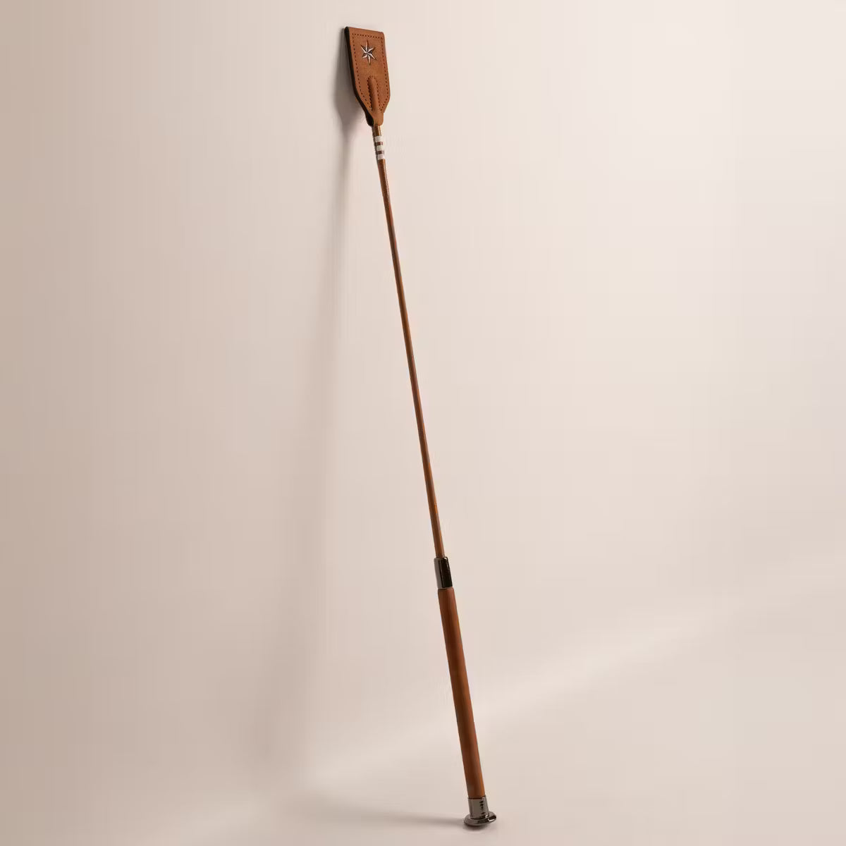 Velari - Jumping Whip Guidance Leather Grip - 65cm