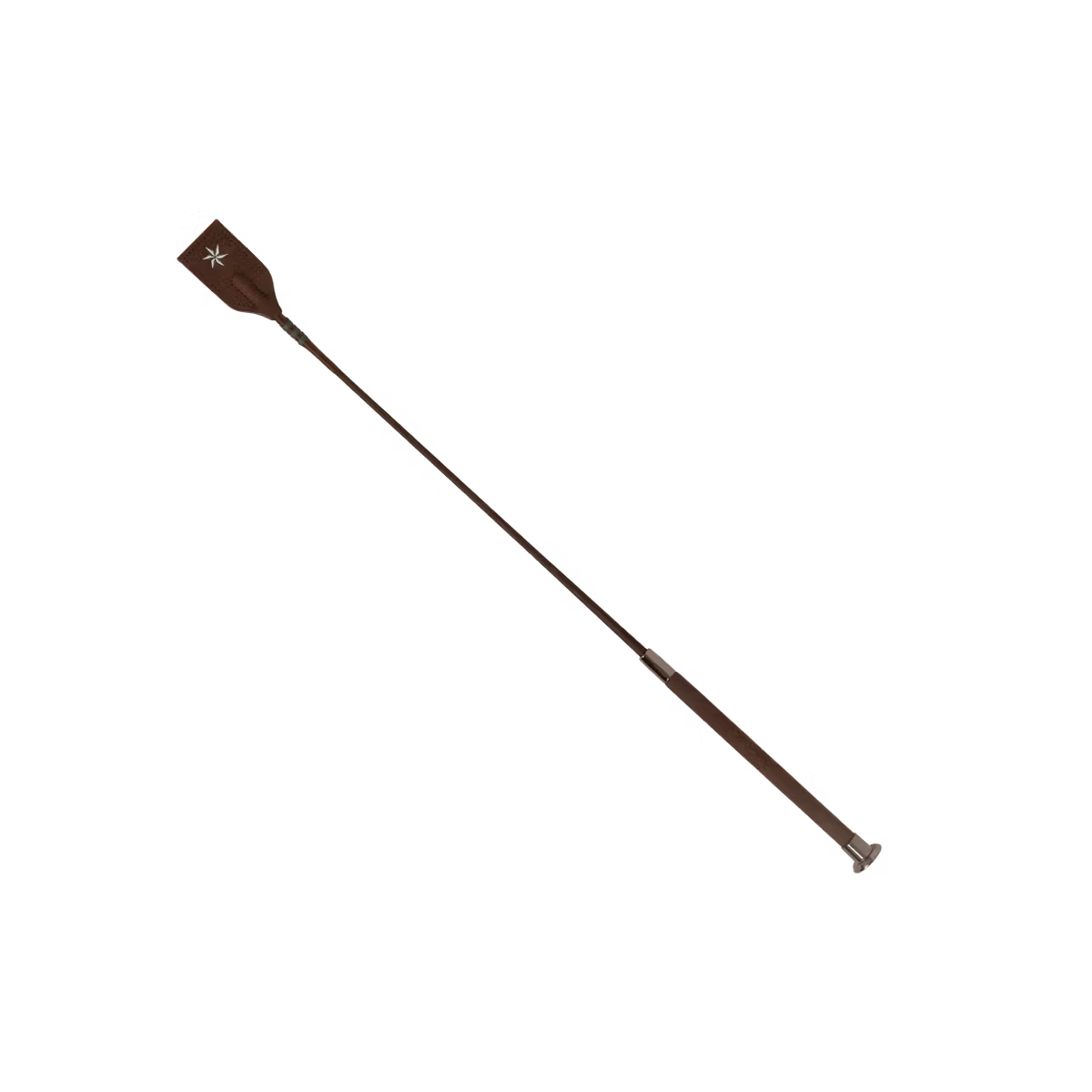Velari - Jumping Whip Guidance Leather Grip - 65cm