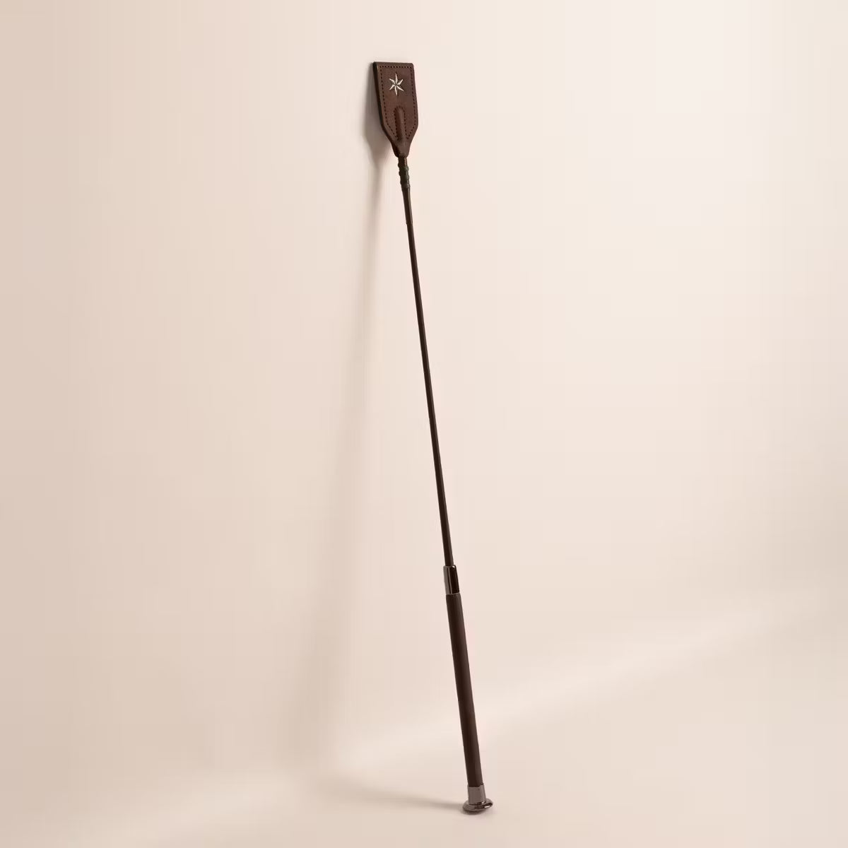 Velari - Jumping Whip Guidance Leather Grip - 65cm