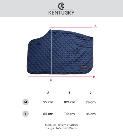 Kentucky Quarter Rug Heavy Fleece - Check Print