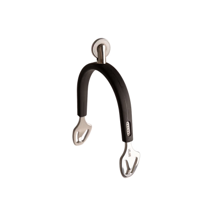 Velari Spurs - Stainless Steel with Rubber Large Wheel Rowell