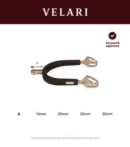 Velari Spurs - Stainless Steel with Rubber Ball Shaped