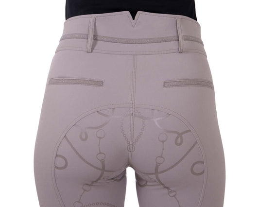 QHP Carrie Full Grip Breeches - Adult - Beige - Ladies 36 (8) Only