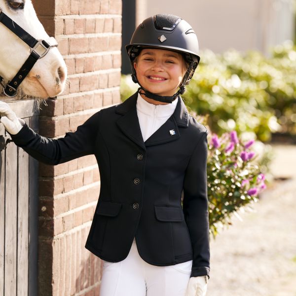 Imperial Riding Kids Competition Jacket IRHBasic Glam - Navy and Black