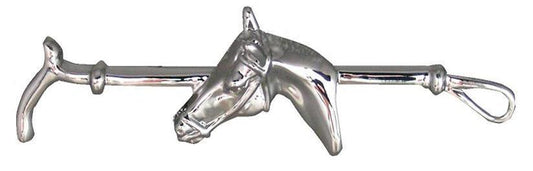Tulmur Horsehead on Crop Tie/Stock Pin