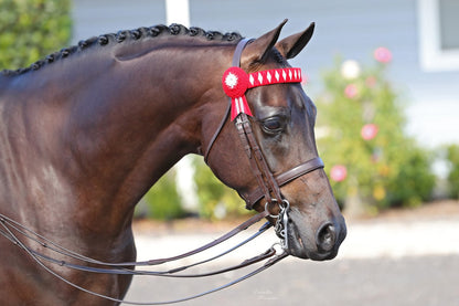 White Horse Equestrian Imperial Gold Crown Weymouth Bridle