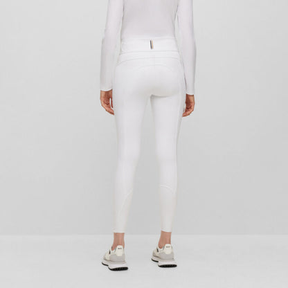 Boss Equestrian Ladies Hailey High Waist Full Grip Breeches - Summer - White