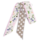 BRADEY Horse Design Twilly Scarf, Hair or Handbag Tie - 85x5cm