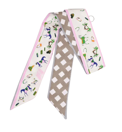 BRADEY Horse Design Twilly Scarf, Hair or Handbag Tie - 85x5cm
