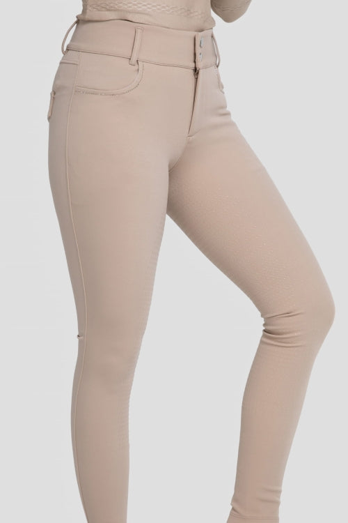 Fleur De Lys Womans Oak Full Seat Breeches - Beige - COMING SOON