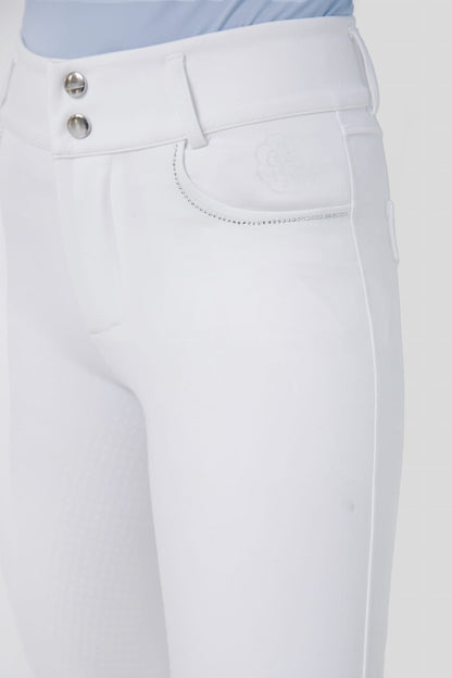 Fleur De Lys Womans Oak Full Seat Breeches - White - COMING SOON