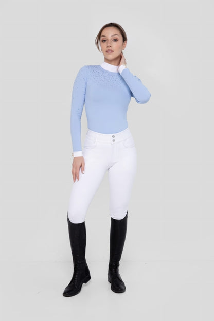 Fleur De Lys Womans Oak Full Seat Breeches - White - COMING SOON