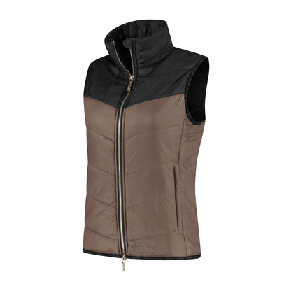 Mrs Ros Black Taupe Bodywarmer - Autumn Crush