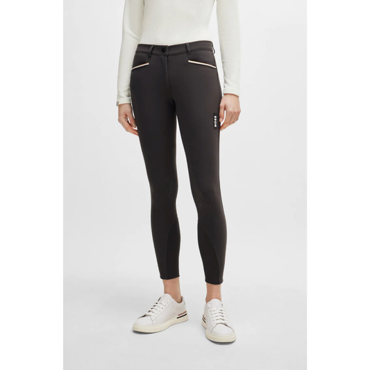 Boss Equestrian Ladies Hazel Knee Grip Breeches - Black