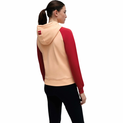 Boss Equestrian Ladies Riva Signature Stripe Colour Block Hooded Sweat Jacket