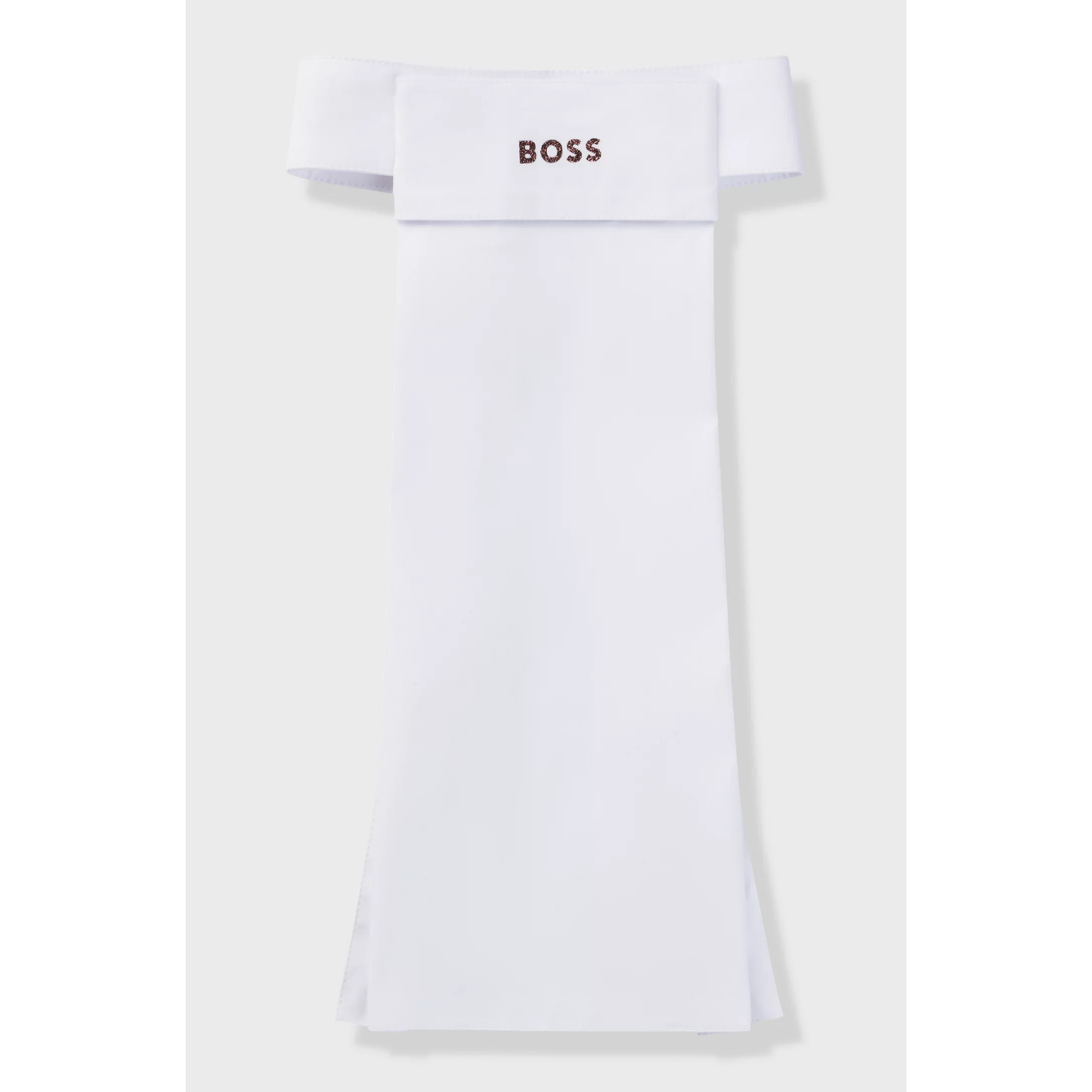 Boss Equestrian One-Piece Plastron (Stock) with Glitter Logo (Black)