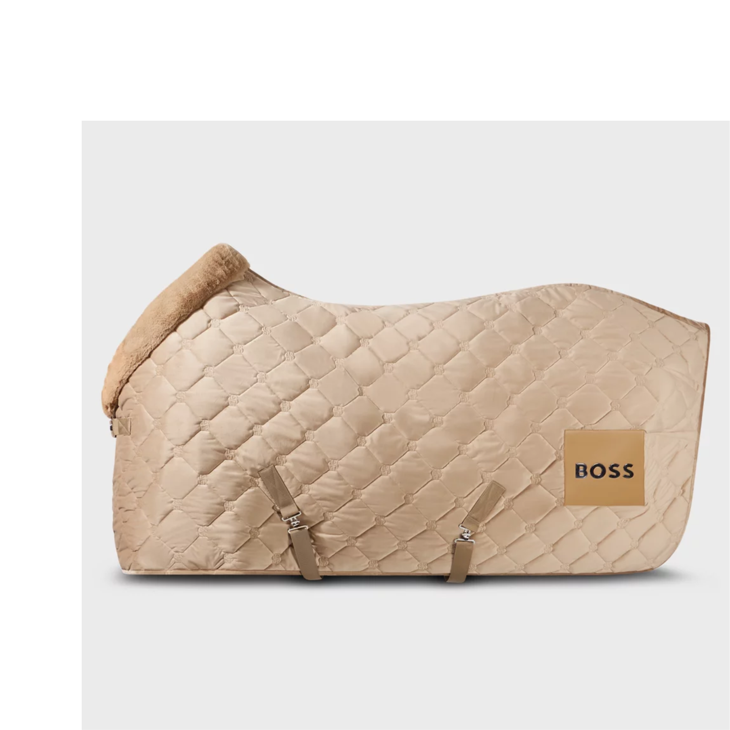 Boss Equestrian Velvet Horse Rug with Faux Sheepskin - Size 6'3" & 6'9" Only