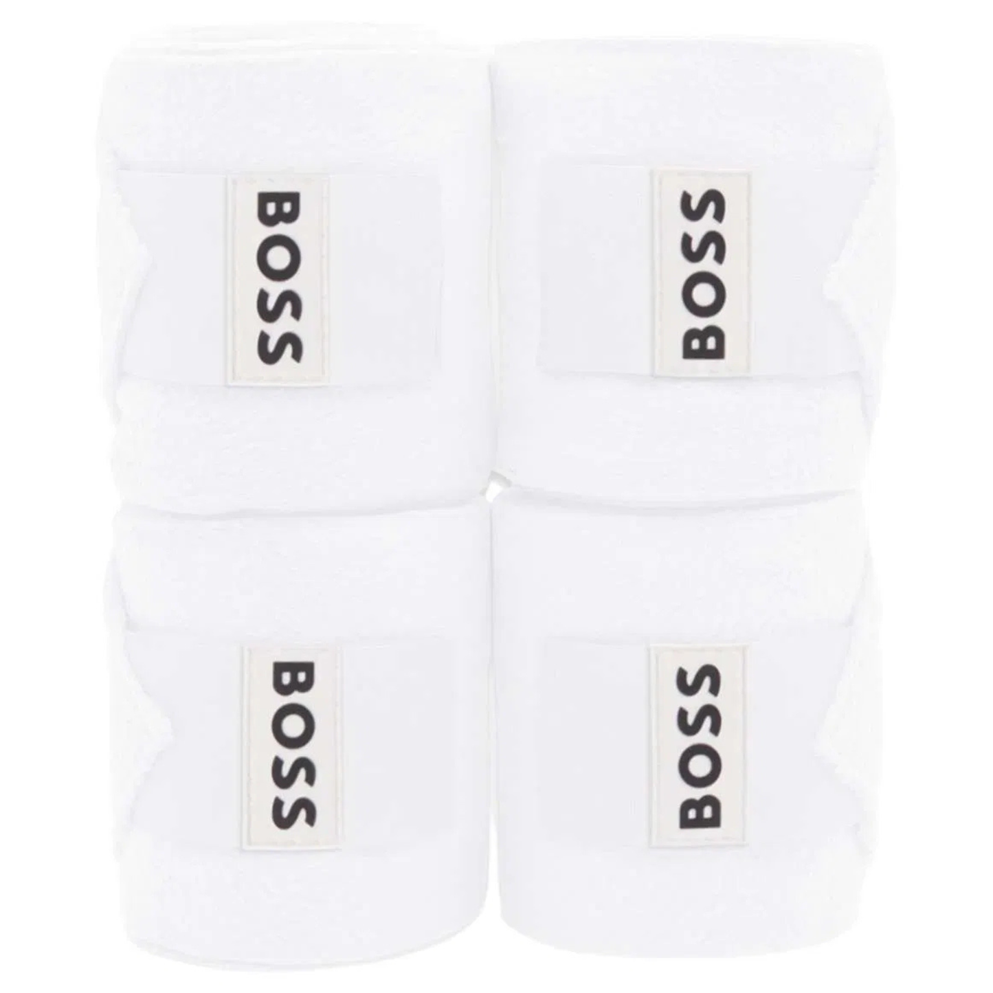 Boss Equestrian Fleece Bandages - White