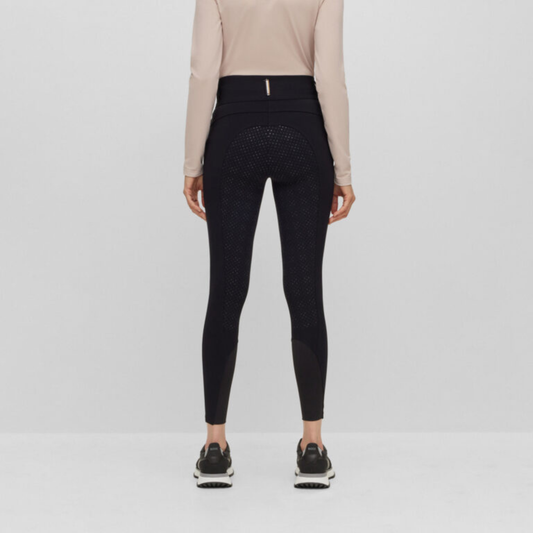 Boss Equestrian Ladies Hailey High Waist Full Grip Breeches - Black