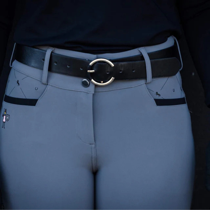 The Brave Pants Co. DW Endura Gunsmoke Grey Breech - Full Seat