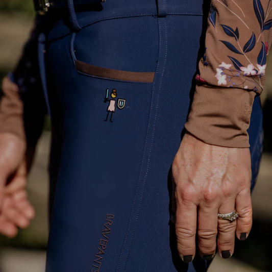 The Brave Pants Co. DW Endura Air-Force Navy Breech - Full Seat