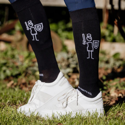 The Brave Pants Co. Team Socks - Navy/Beige