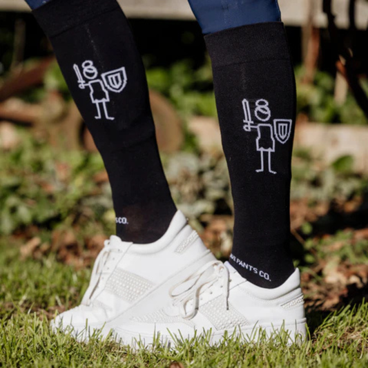 The Brave Pants Co. Team Socks - Navy/Beige