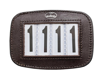 Hamag Leather Saddlecloth Number Holders (Pair)
