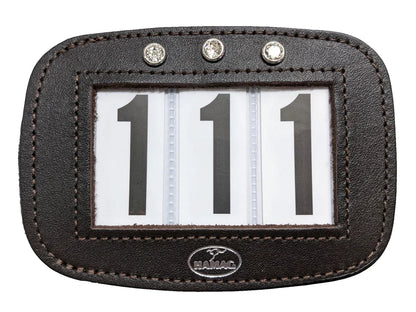 Hamag Leather Saddlecloth Number Holders (Pair)