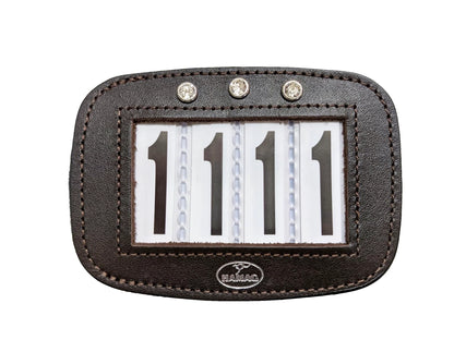 Hamag Leather Saddlecloth Number Holders (Pair)