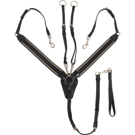 Catago Breastplate with Martingale - Size Full Black Only