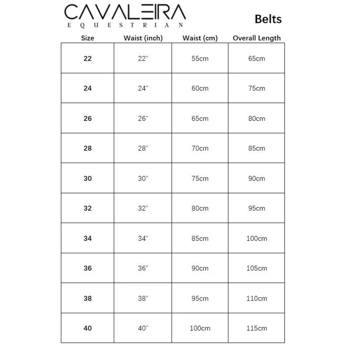 Cavaleira Equestrian Limited Edition Belt - Midnight Crystal Clear