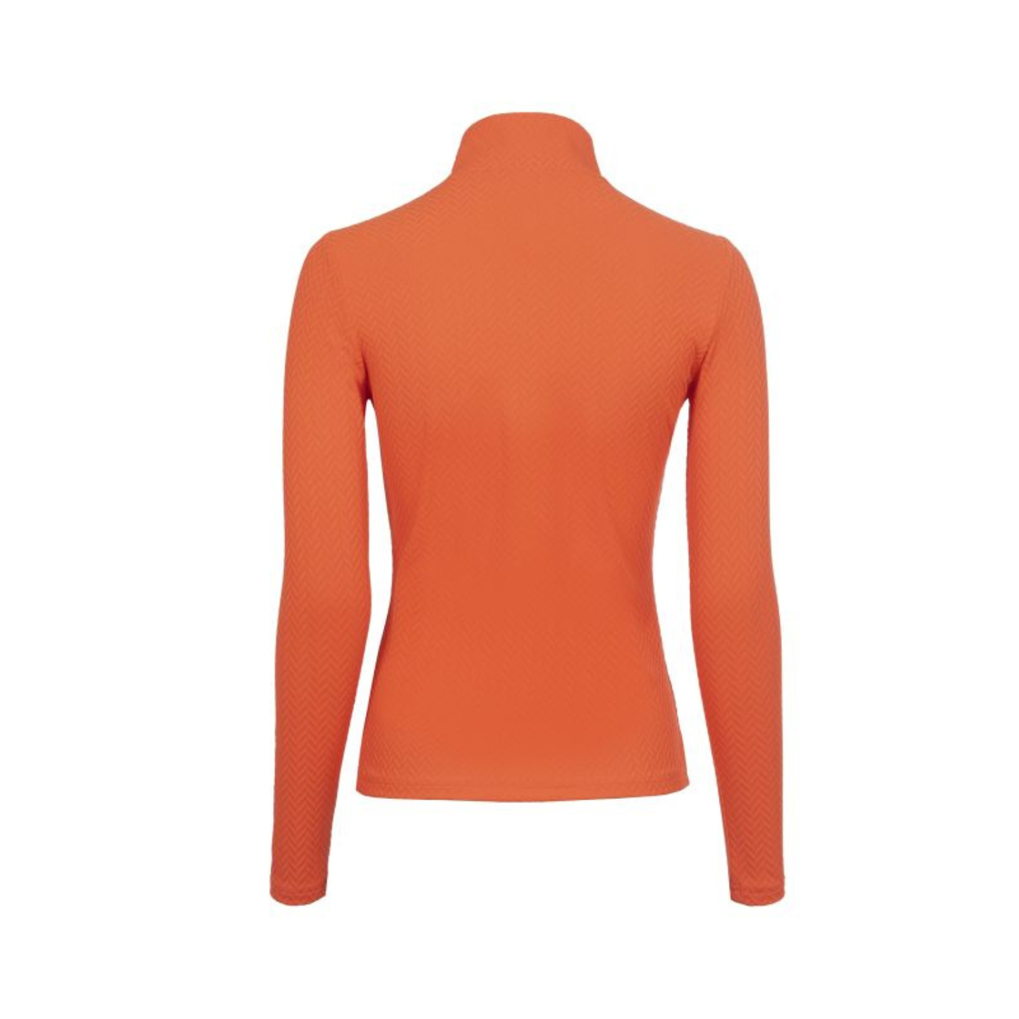Cavallo CavalLaina Jacquard Stand Up Collar Shirt - Royal Orange