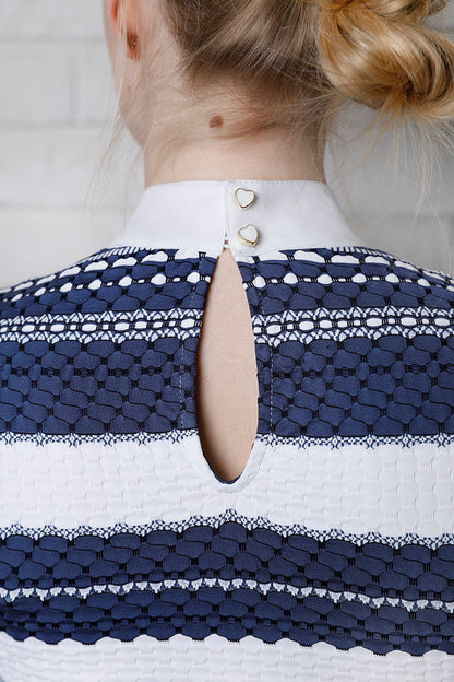 Fleur De Lys Chamomile Long Sleeve Shirt - Denim