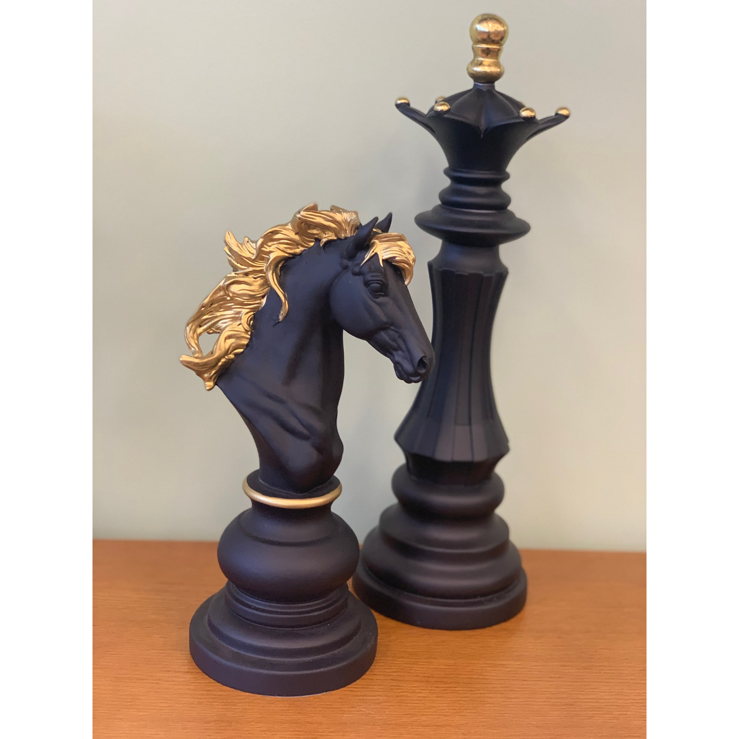 Equestrian Chess Pieces - Pair