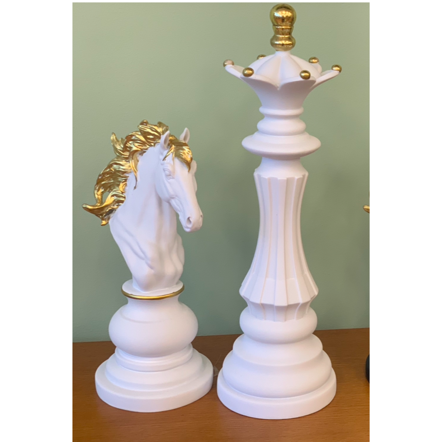 Equestrian Chess Pieces - Pair