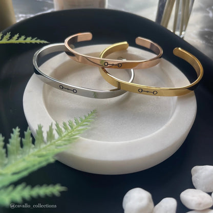 Cavallo Collections Snaffle Bit Adjustable Cuff