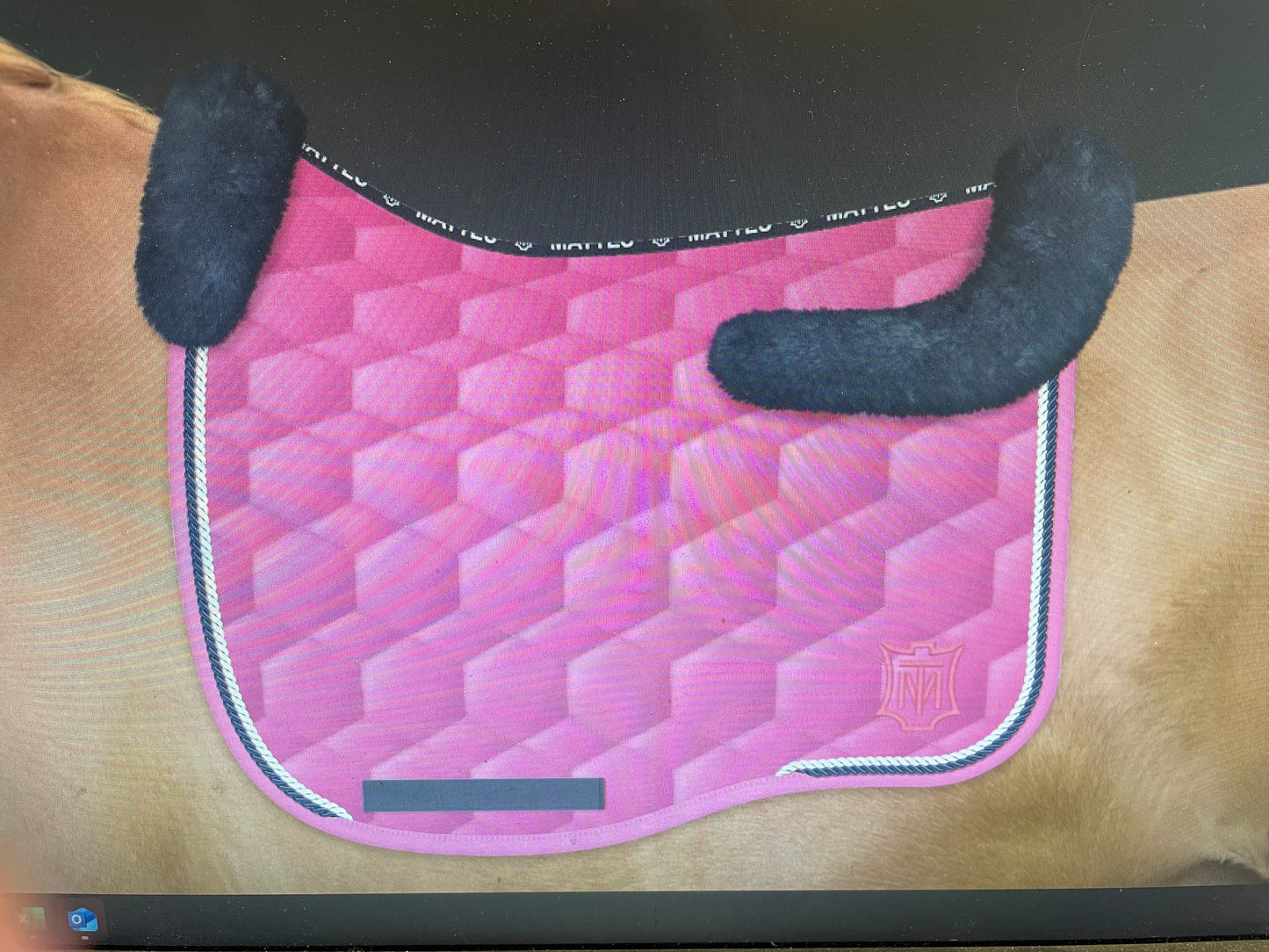 Mattes Eurofit Dressage SaddlePad - Quilt Sheen - CURRENTLY ON ORDER FROM MATTES