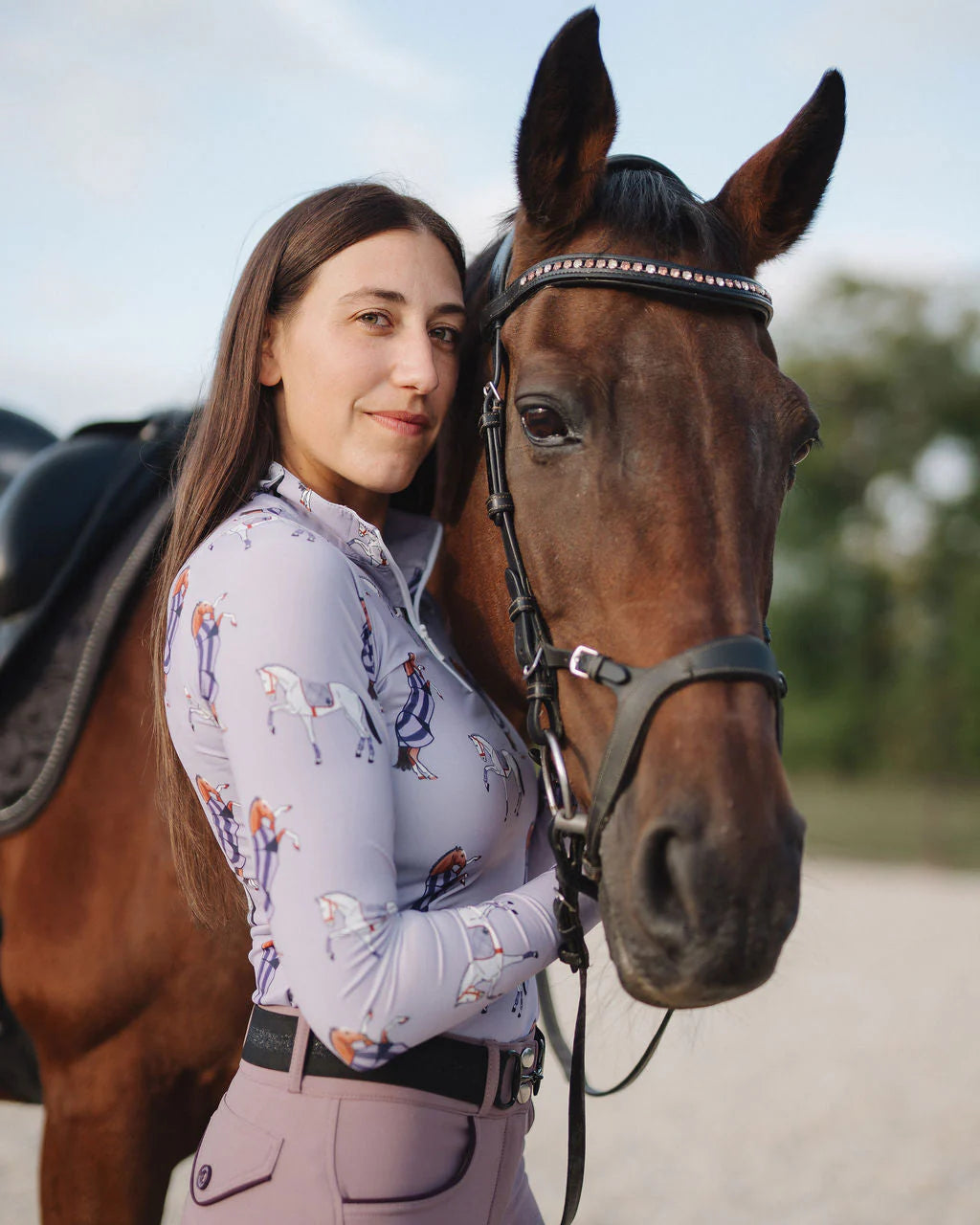 Deinhardt Designs PURPLE PONY CLUB Long Sleeved Training Shirt - PRE-ORDER