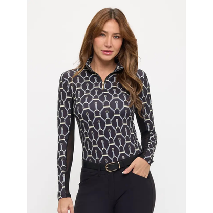 Dancing Equestrian Hunter Black Sunshirt