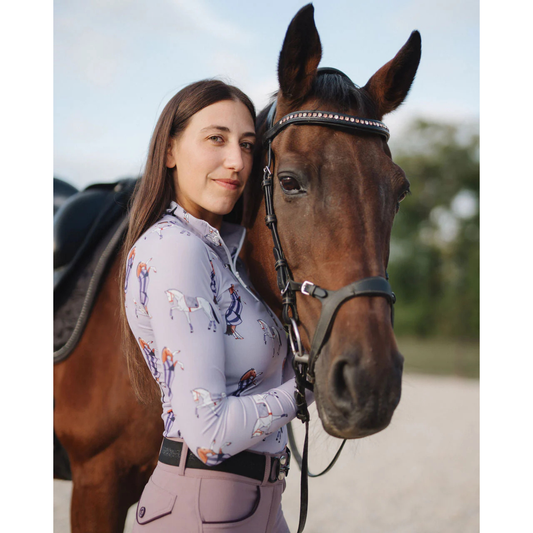 Deinhardt Designs PURPLE PONY CLUB Long Sleeved Training Shirt
