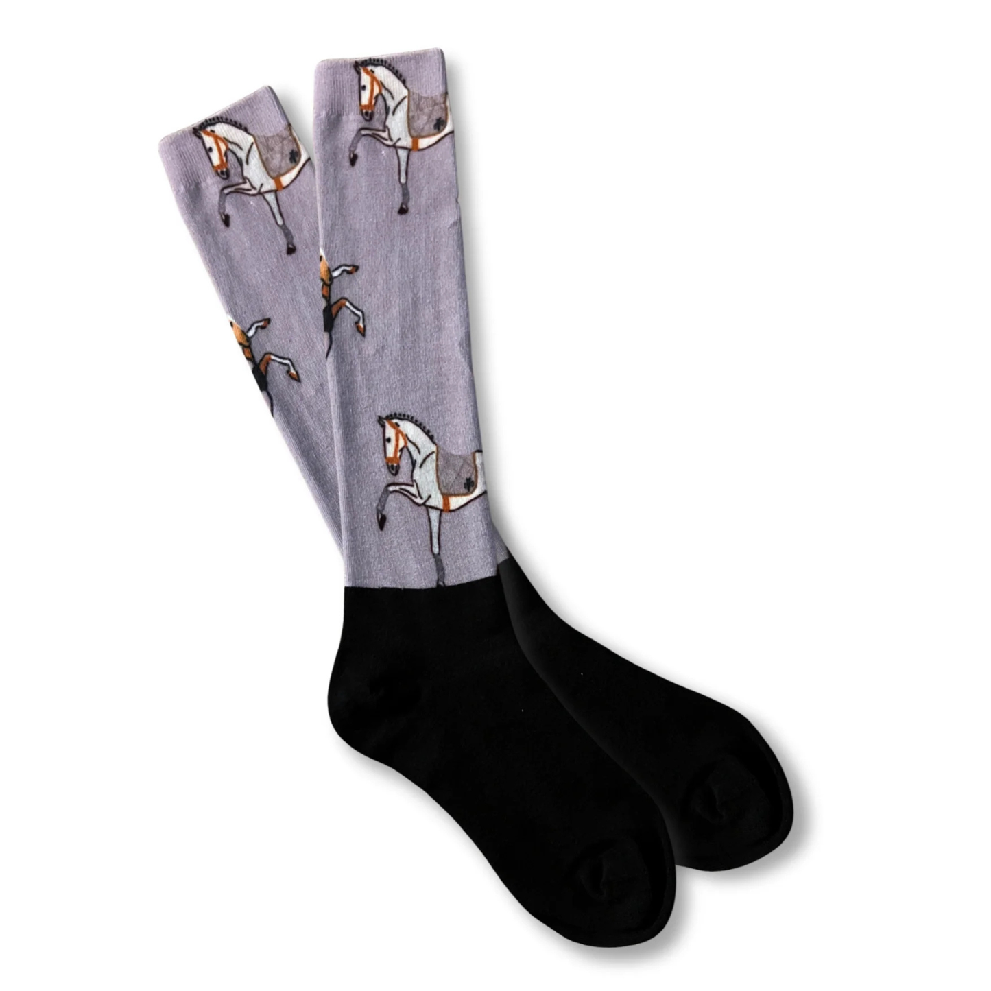 Deinhardt Designs PURPLE PONY CLUB Riding Socks