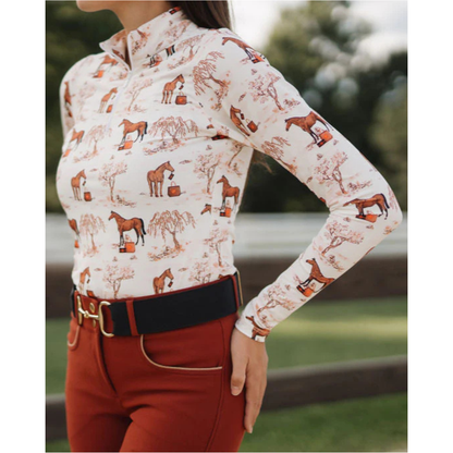 Deinhardt Designs TUCKER TWEED TOILE LS Signature Sunshirt