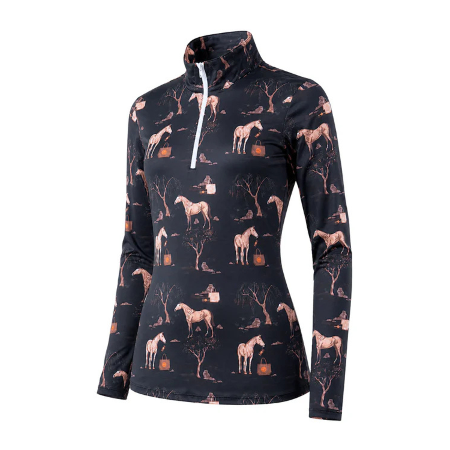 Deinhardt Designs TUCKER TWEED TOILE LS Training Shirt - Smoky Indigo - PREORDER - DUE MID JUNE