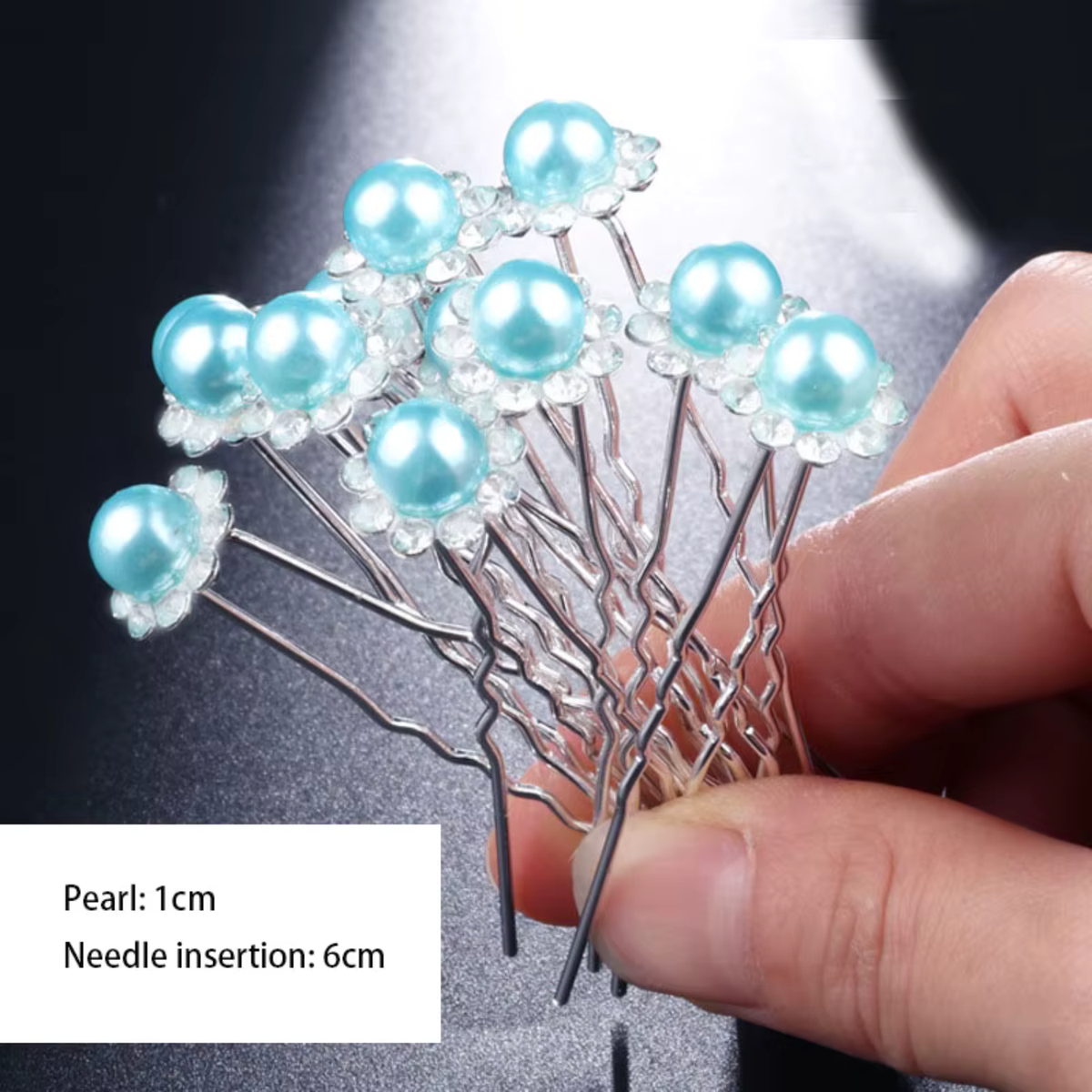 DELPHINE Individual Pearl Flower Hair Pin