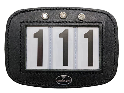 Hamag Leather Saddlecloth Number Holders (Pair)