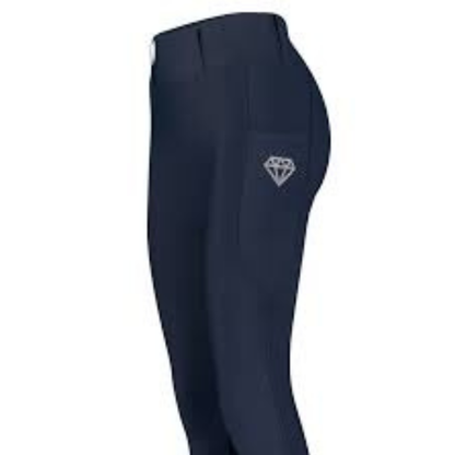 Diamont Equestrian LuxLeggings Riding Leggings - Size XS Navy Only