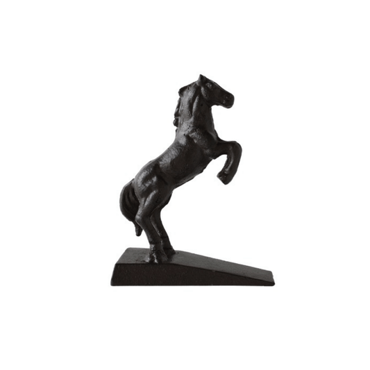 Darlin Rearing Horse Metal Door Stop