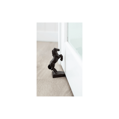 Darlin Rearing Horse Metal Door Stop